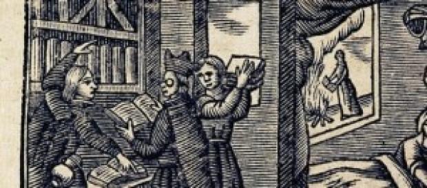 El escrutinio de la biblioteca de Don Quijote. El escrutinio de la biblioteca de Don Quijote.