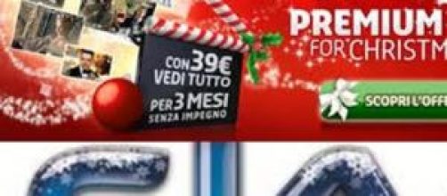 Le offerte natalizie di Mediaset Premium e Sky.