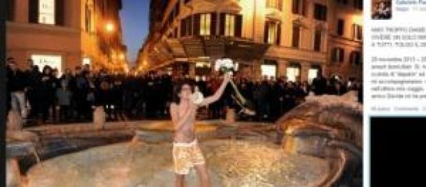 Paolini annuncia su facebook il suicidio Paolini annuncia su facebook il suicidio