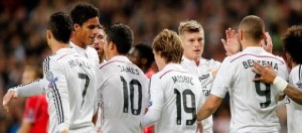 El equipo celebra la victoria. Foto: Real Madrid El equipo celebra la victoria. Foto: Real Madrid