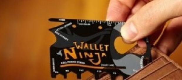 Navaja multifunción "Wallet Ninja". Navaja multifunción "Wallet Ninja".