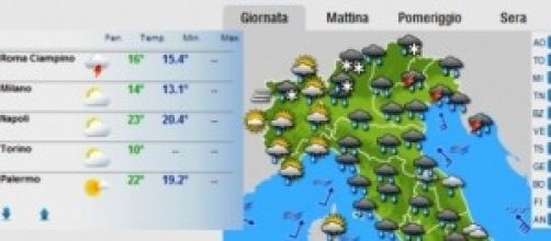 Meteo, la situazione di oggi 6 novembre.