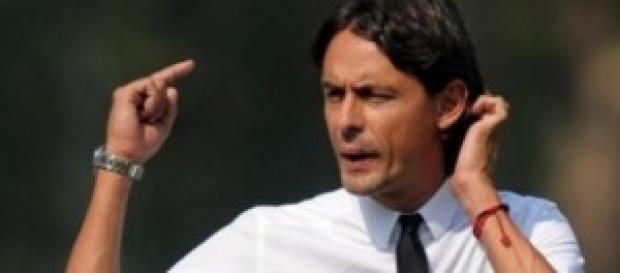 Filippo Inzaghi allenatore del Milan Filippo Inzaghi allenatore del Milan