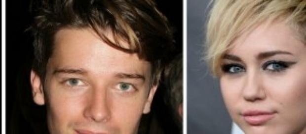 Miley Cyrus y Patrick Schwarzenegger de novios. Miley Cyrus y Patrick Schwarzenegger de novios.