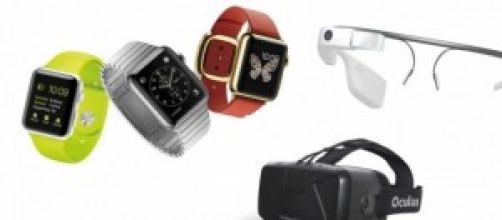 Apple Watch, Google Glass y Oculus rift dk2.