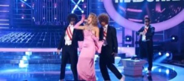 Tale e Quale Show, Veronica Maya fuori di seno Tale e Quale Show, Veronica Maya fuori di seno