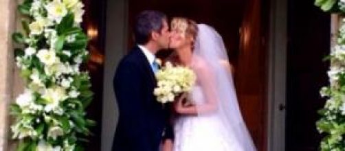 Alessia Marcuzzi sposa foto del matrimonio