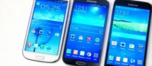 Samsung Galaxy S5, S4 ed S3