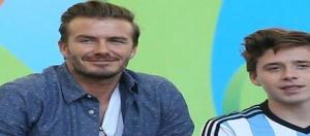 David y Brooklyn Beckham David y Brooklyn Beckham