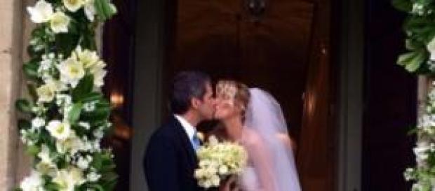 Matrimonio Alessia Marcuzzi: la foto della sposa Matrimonio Alessia Marcuzzi: la foto della sposa