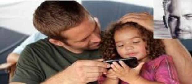 Paul Walker y la hija de Vin Diesel Paul Walker y la hija de Vin Diesel