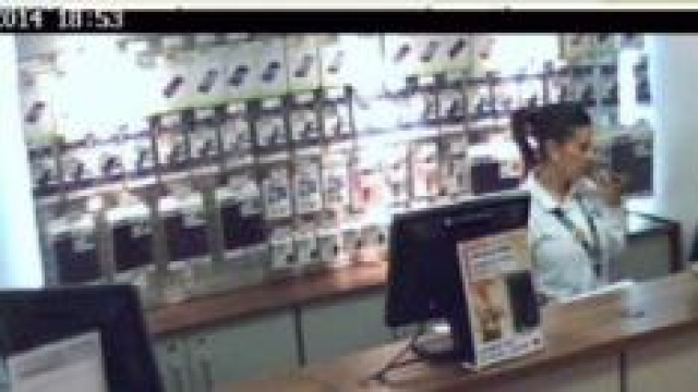 Image issue d'une caméra de surveillance.INSECAM