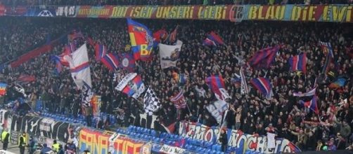 Basel FC fans in the stadium