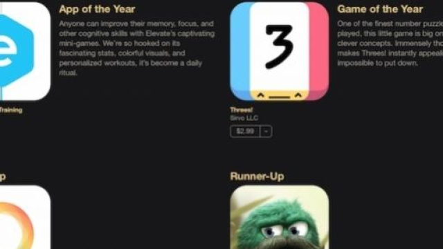 La classifica delle migliori app secondo Apple