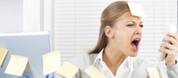 Le stress peut être difficile à gérer au travail. Le stress peut être difficile à gérer au travail.