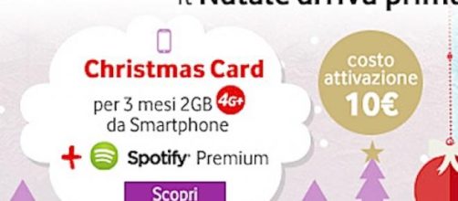 Offerta Internet Vodafone Christmas Card