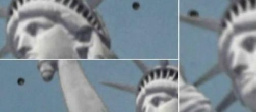 Ufo A New York vicino alla Statua della Libertà