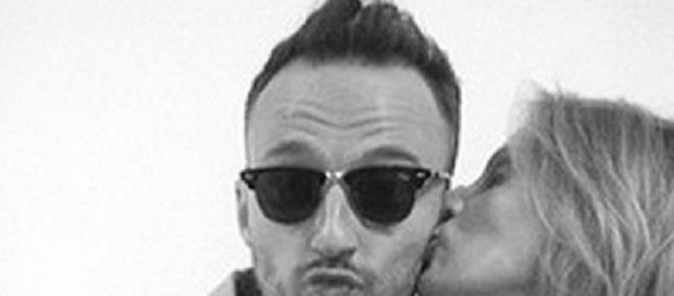 dj Francesco Facchinetti con la nuova sposa dj Francesco Facchinetti con la nuova sposa