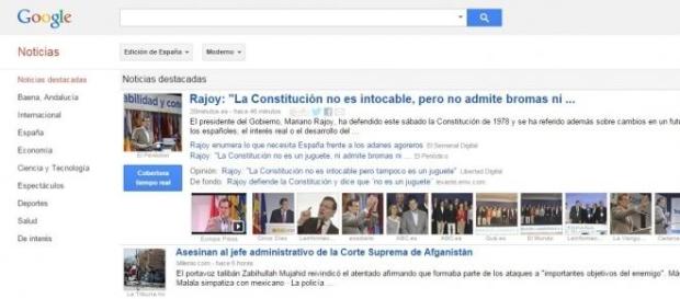 España se quedará sin Google News España se quedará sin Google News