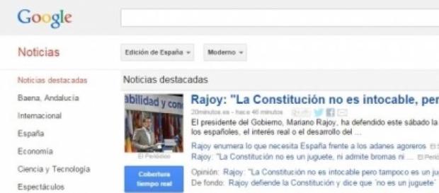 Google News se va de España Google News se va de España