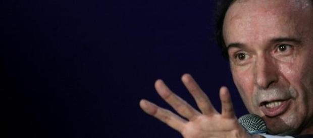 Roberto Benigni ospite al TG1 Roberto Benigni ospite al TG1