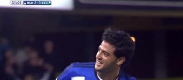 Carlos Vela celebrando un gol Carlos Vela celebrando un gol