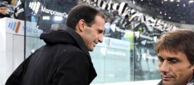 Massimiliano Allegri e Antonio Conte Massimiliano Allegri e Antonio Conte