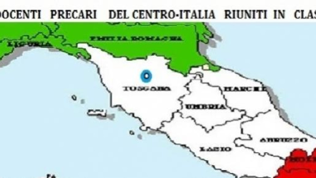   Il gruppo di precari in toscana