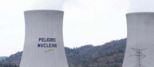 Acción pacífica contra la central nuclear
