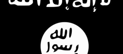 La bandiera nera dello stato islamico