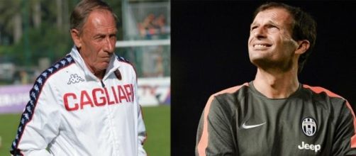 Zdenek Zeman e Massimiliano Allegri