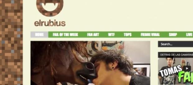 Esta es la web del 'Youtuber' Esta es la web del 'Youtuber'