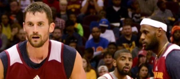Love, Irving y James, el tridente de los Cavs Love, Irving y James, el tridente de los Cavs
