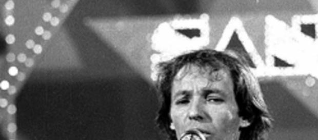 Vasco Rossi a San Remo negli anni '80. Vasco Rossi a San Remo negli anni '80.