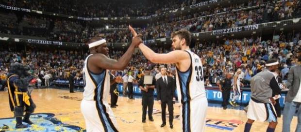 Gasol y Randolph arrasan la zona Gasol y Randolph arrasan la zona