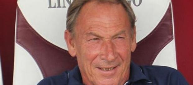 Zdenek Zeman tecnico del Cagliari Zdenek Zeman tecnico del Cagliari