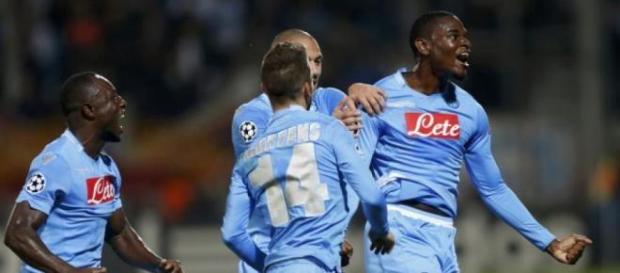 Duvan Zapata, autore di un gol al Parma Duvan Zapata, autore di un gol al Parma