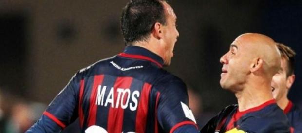 Matos emocionado grita el gol Matos emocionado grita el gol