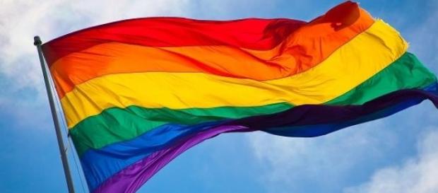 LGBT community rainbow flag LGBT community rainbow flag
