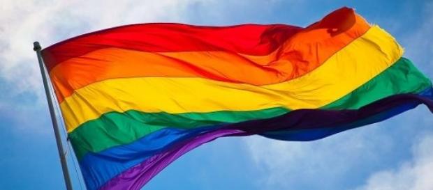 LGBT community rainbow flag LGBT community rainbow flag