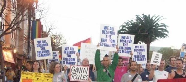 LGBT rally for marriage right LGBT rally for marriage right