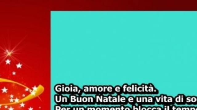 Biglietto natalizio pronto da stampare