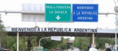 Atravesando la frontera de Argentina
