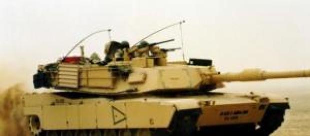 Amerykański czołg typu "M1 Abrams" Amerykański czołg typu "M1 Abrams"