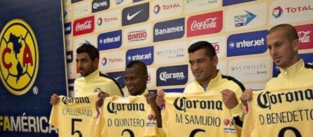 Los cuatro Fantásticos ya están con América Los cuatro Fantásticos ya están con América