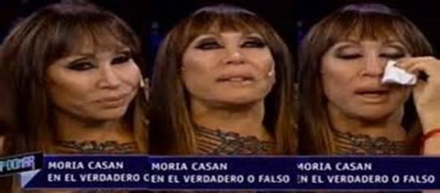 Moria Casán llora al recordar a Mario Castiglione Moria Casán llora al recordar a Mario Castiglione