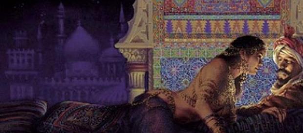 Scheherazade e o sultão Shahryar Scheherazade e o sultão Shahryar
