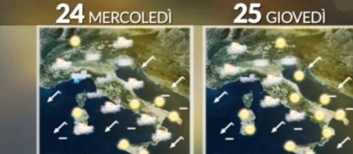 Previsioni meteo, il tempo a Natale e in settimana