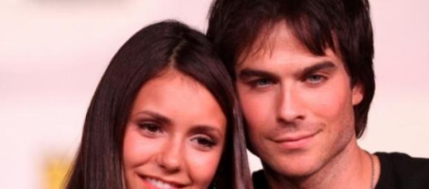 Ian Somerhalder and Nina Dobrev Ian Somerhalder and Nina Dobrev