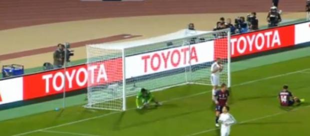 Momento entre el Real Madrid y San Lorenzo Momento entre el Real Madrid y San Lorenzo